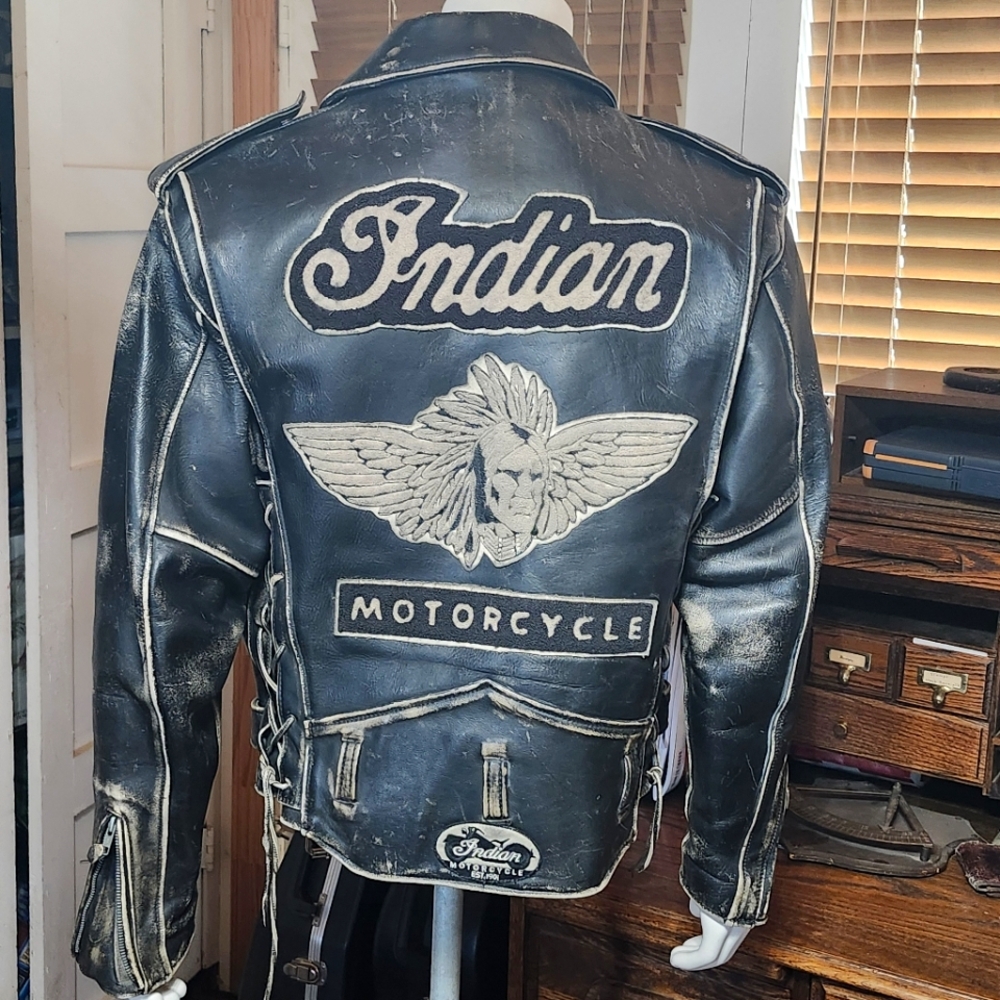 Authentic Iron Horse Heavy Thick Motorcycle Jacket - Men's Size X-Large (XL)